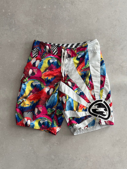 Vintage Billabong Andy Irons Rising Sun Boardshorts (32)