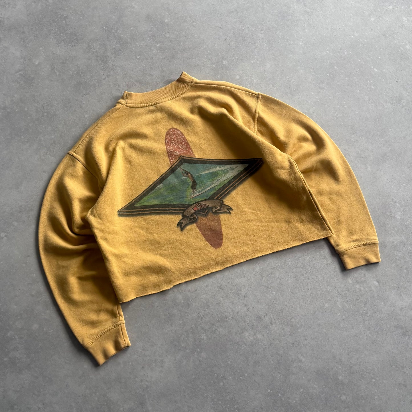 Vintage Quiksilver Cropped Sweatshirt (S)