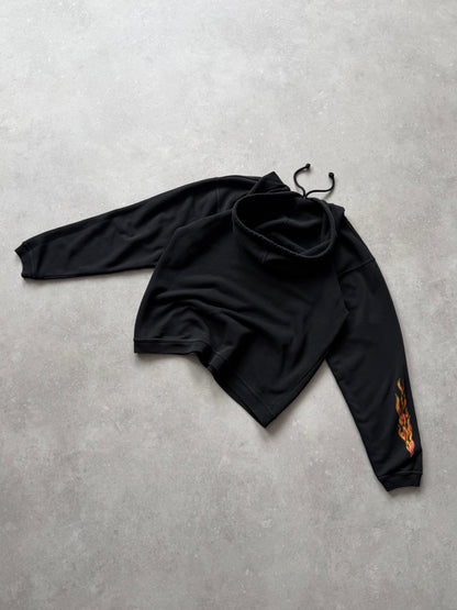 Vintage Quiksilver Flame Hoodie (XS)