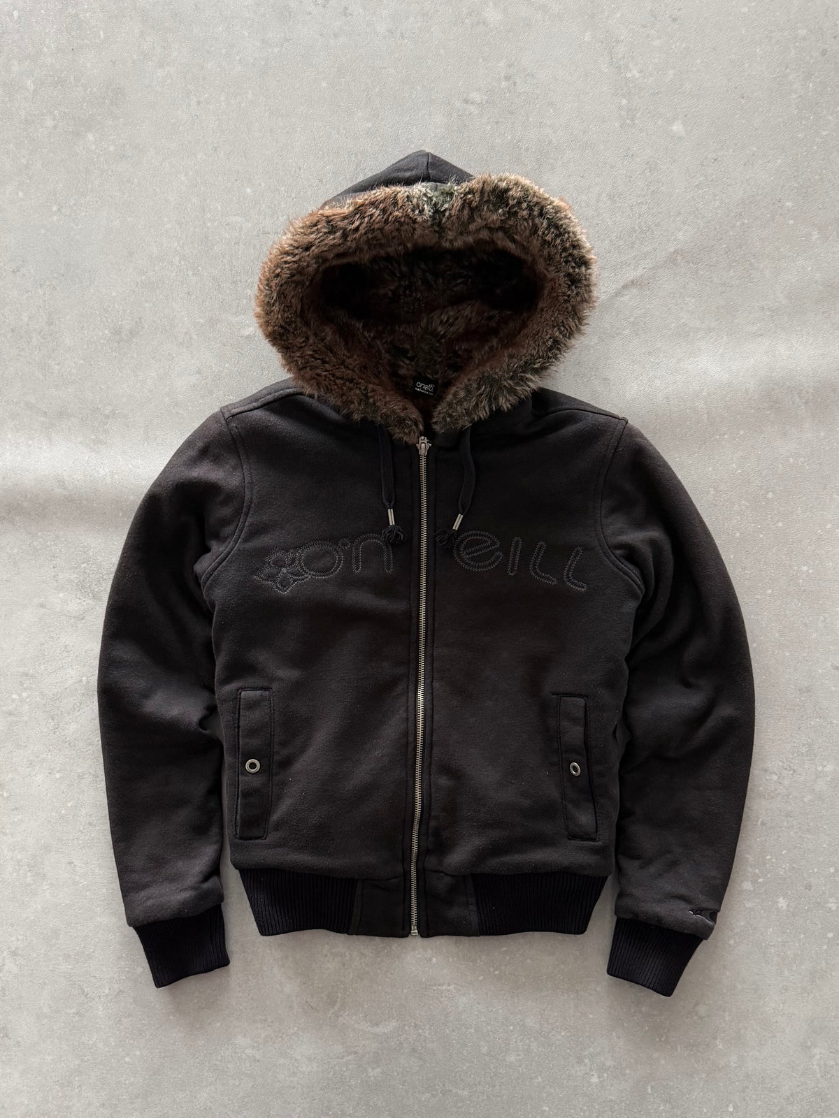 Vintage O’Neill Fur Lined Hoodie (S)