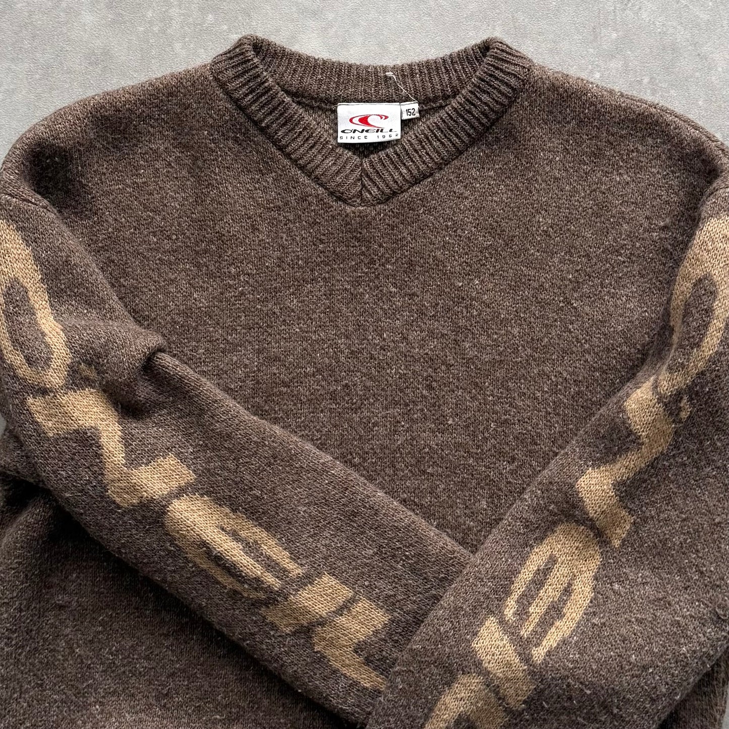 00's O'Neill V-Neck Knit Jumper (S)