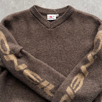 00's O'Neill V-Neck Knit Jumper (S)