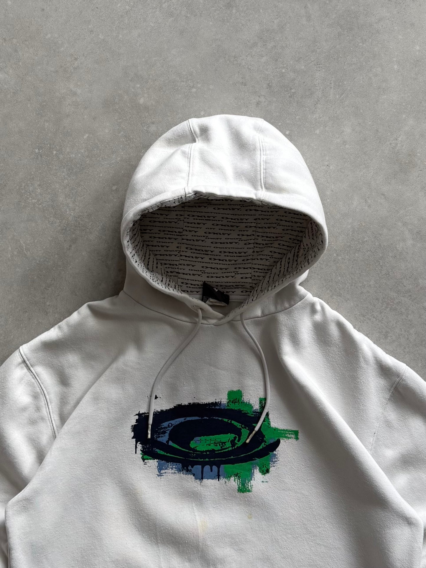 Vintage Oakley Graffiti Hoodie (M)