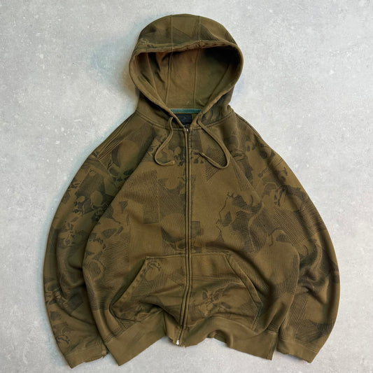 00’s Oakley Skull Hoodie (L)