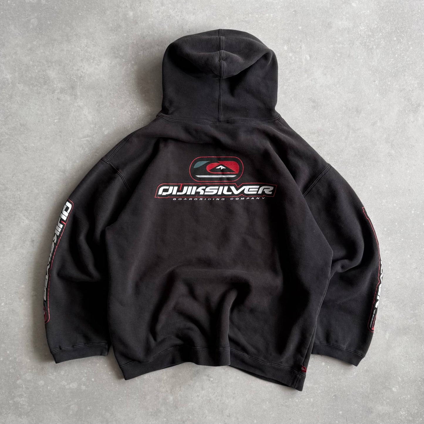 Vintage Quiksilver Quad-Hit Hoodie (L)