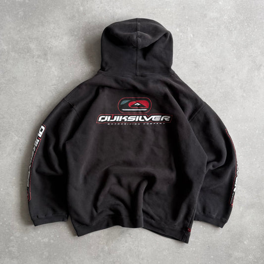 Vintage Quiksilver Quad-Hit Hoodie (L)