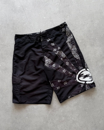 Vintage Billabong Paisley Rising Sun Boardshorts (36)