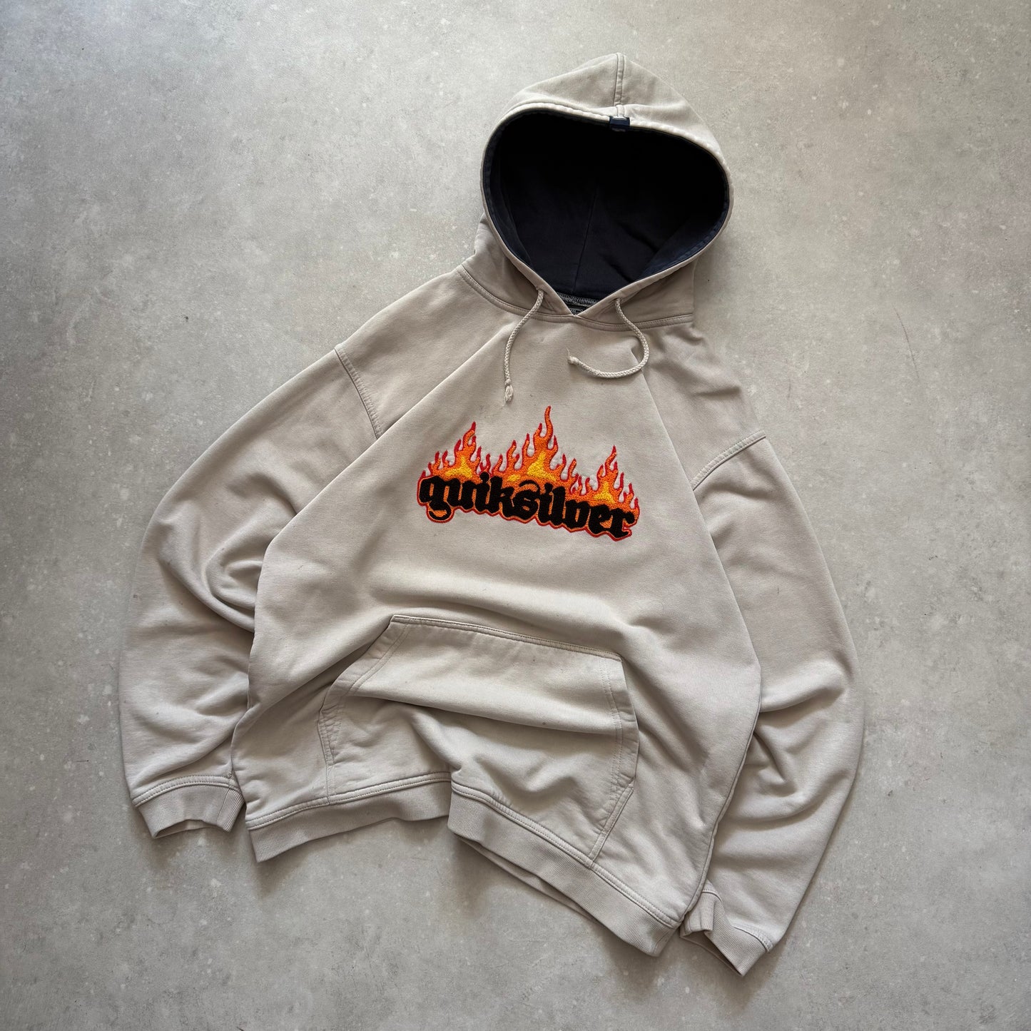 00’s Quiksilver Flame Hoodie (L)