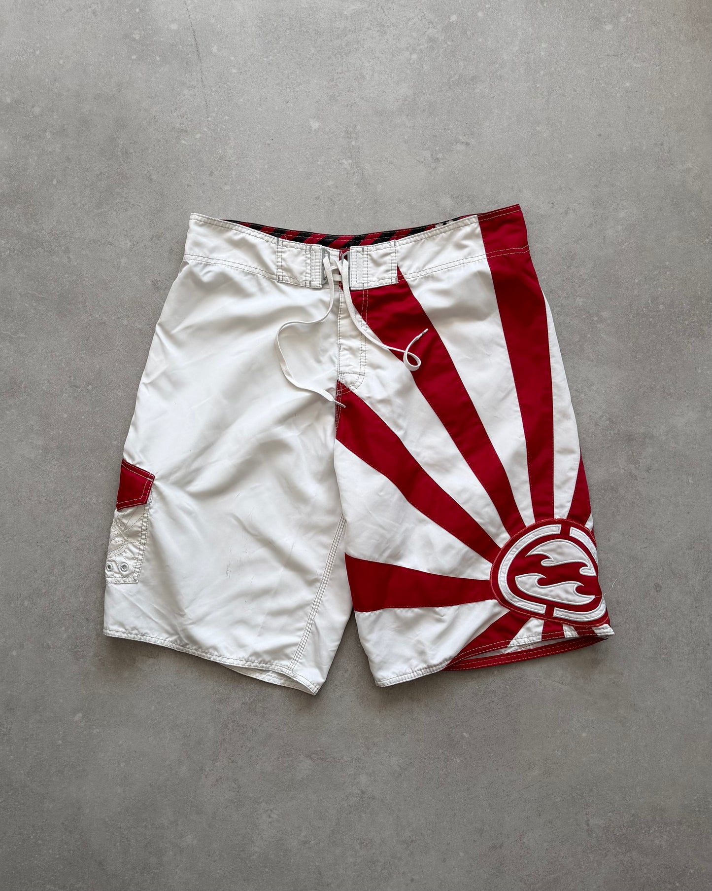 Vintage Billabong Andy Irons Rising Sun Boardshorts (36)