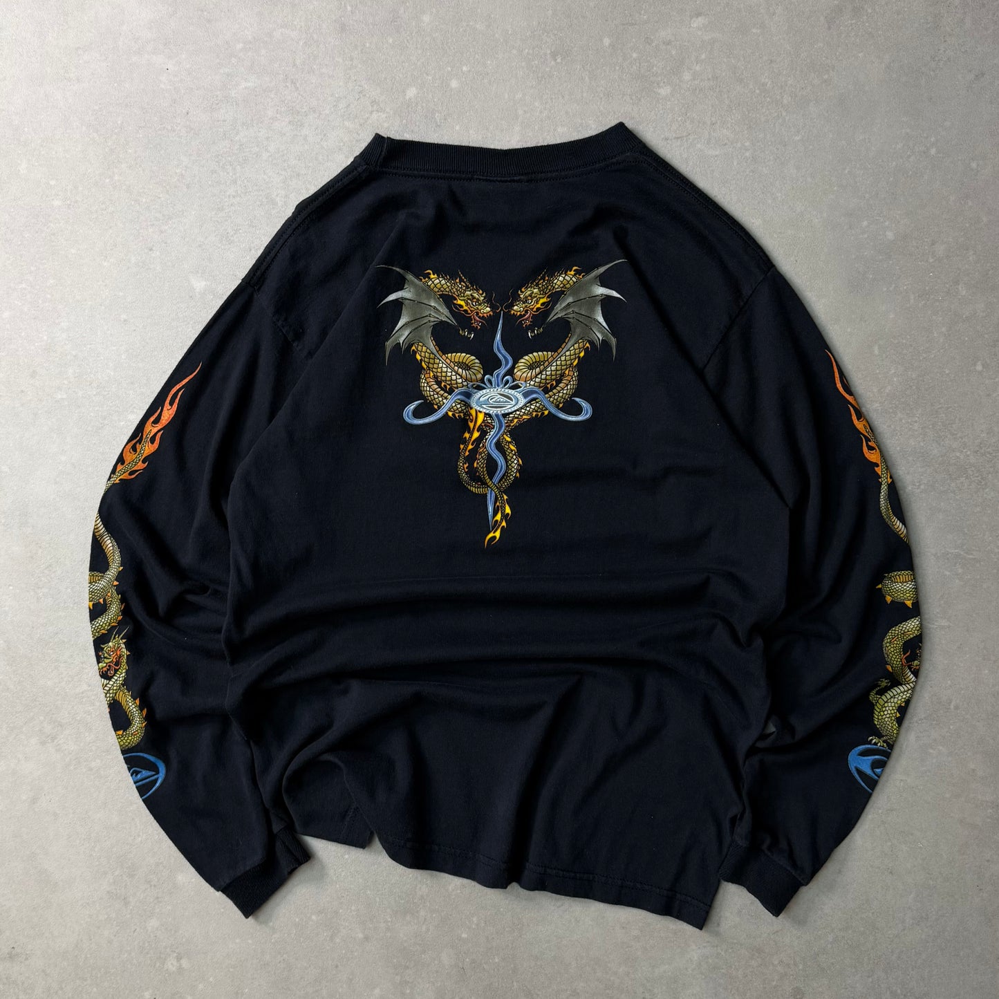 00's Quiksilver Dragon Long Sleeve Tee (S)