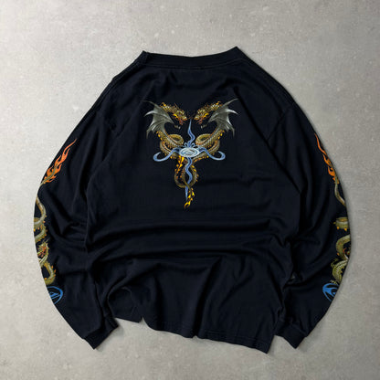 00's Quiksilver Dragon Long Sleeve Tee (S)