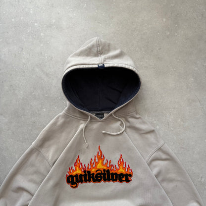 00’s Quiksilver Flame Hoodie (L)