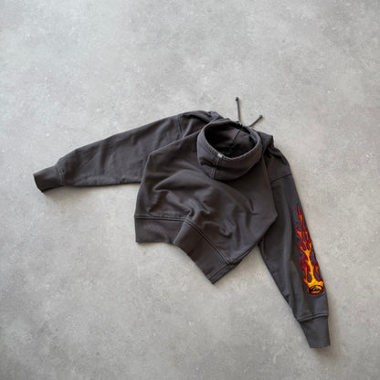00’s Quiksilver Flame Hoodie (S)