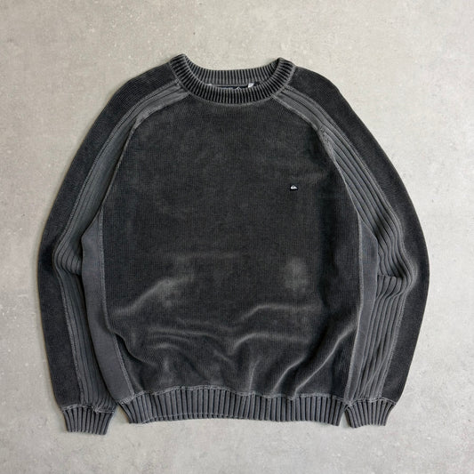 00's Quiksilver Corduroy Knit Jumper (L)
