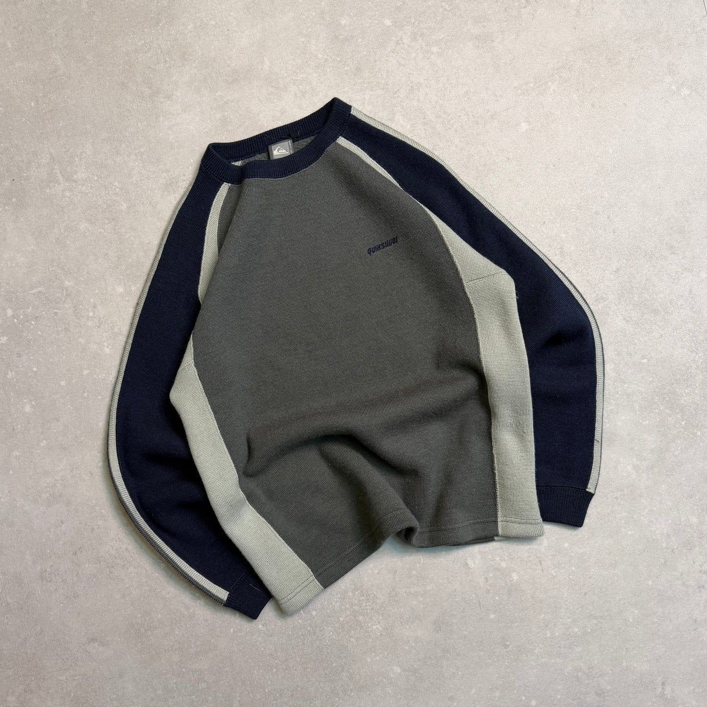 00’s Quiksilver Fleece Lined Knit Jumper (S)