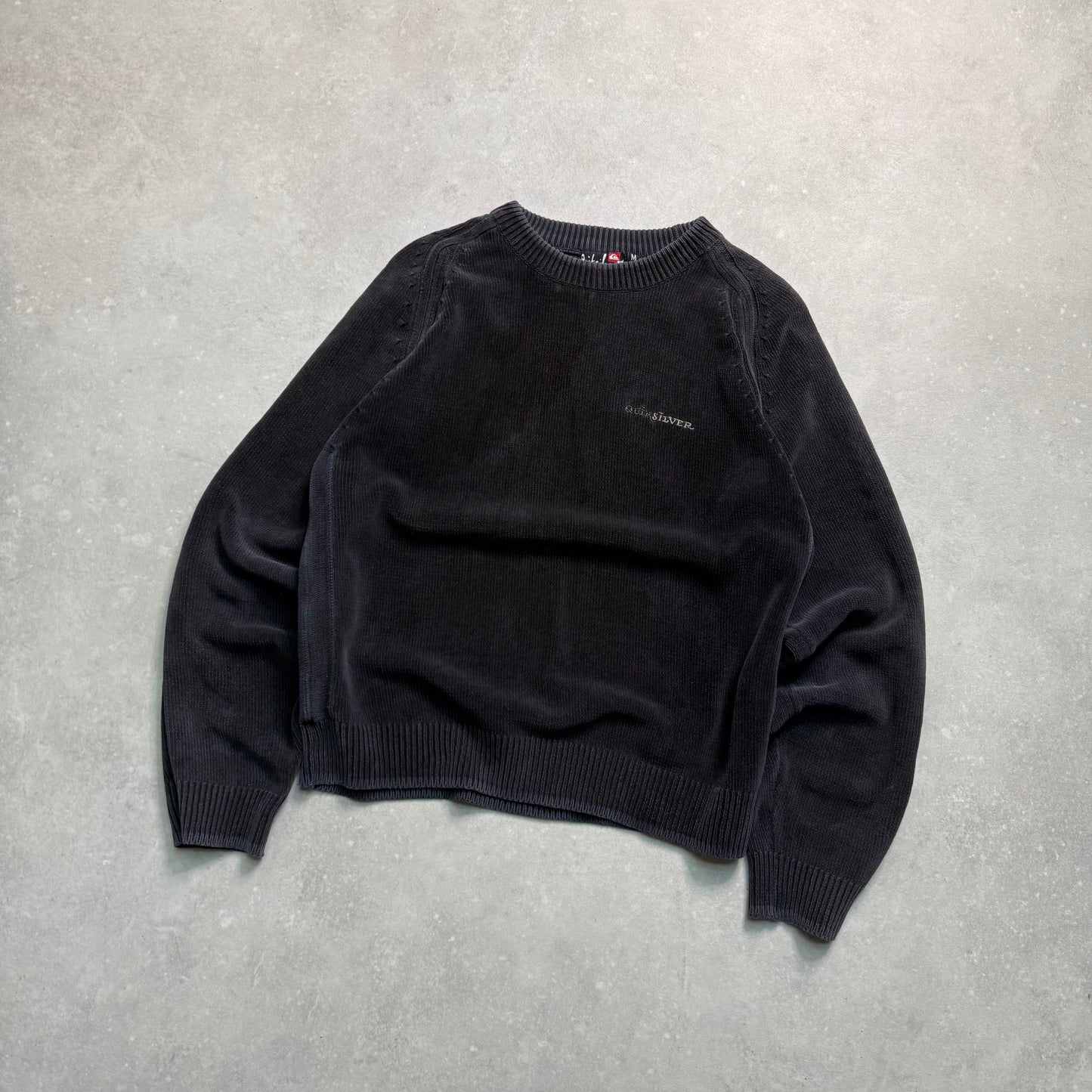 00’s Quiksilver Corduroy Knit Jumper (M)