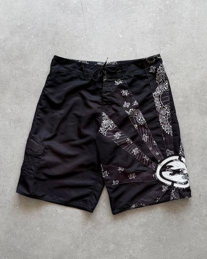 Vintage Billabong Paisley Rising Sun Boardshorts (36)