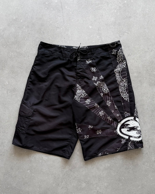 Vintage Billabong Paisley Rising Sun Boardshorts (36)