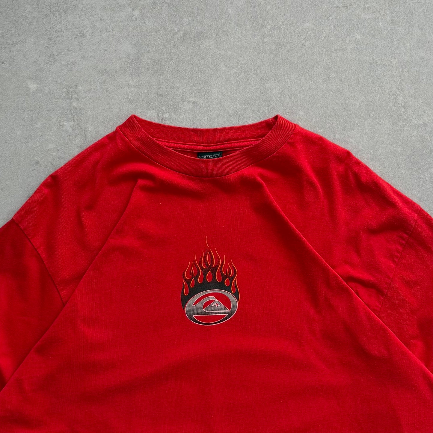 00's Quiksilver Flame Long sleeve T-shirt