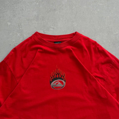 00's Quiksilver Flame Long sleeve T-shirt