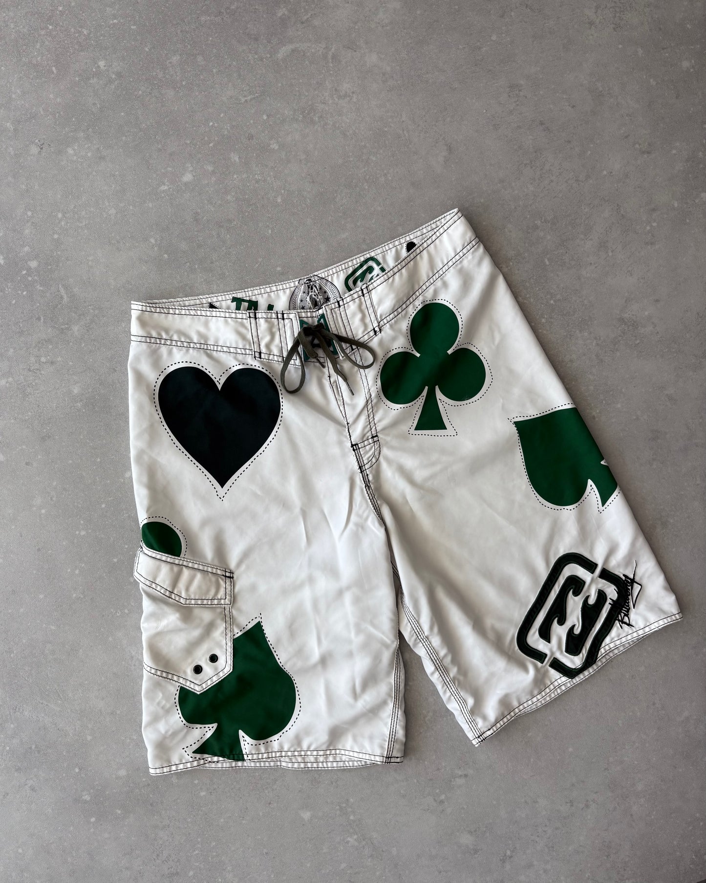 Vintage Billabong Taj Burrows Royal Flush Boardshorts (34)
