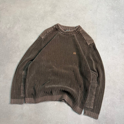 00’s Quiksilver Corduroy Knit Jumper (S)
