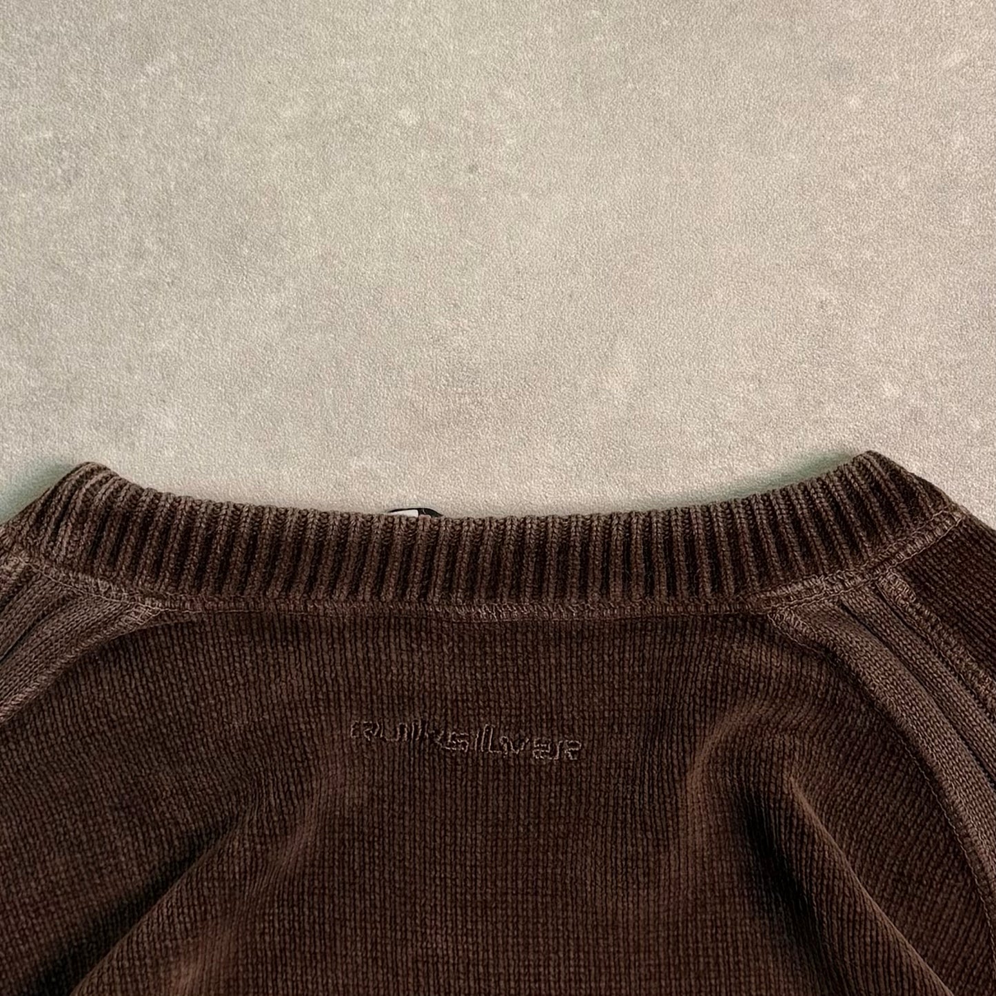 00’s Quiksilver Corduroy Knit Jumper (L)