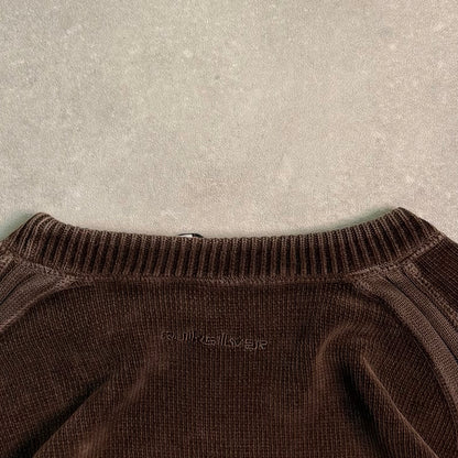 00’s Quiksilver Corduroy Knit Jumper (L)