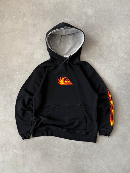 Vintage Quiksilver Flame Hoodie (M)