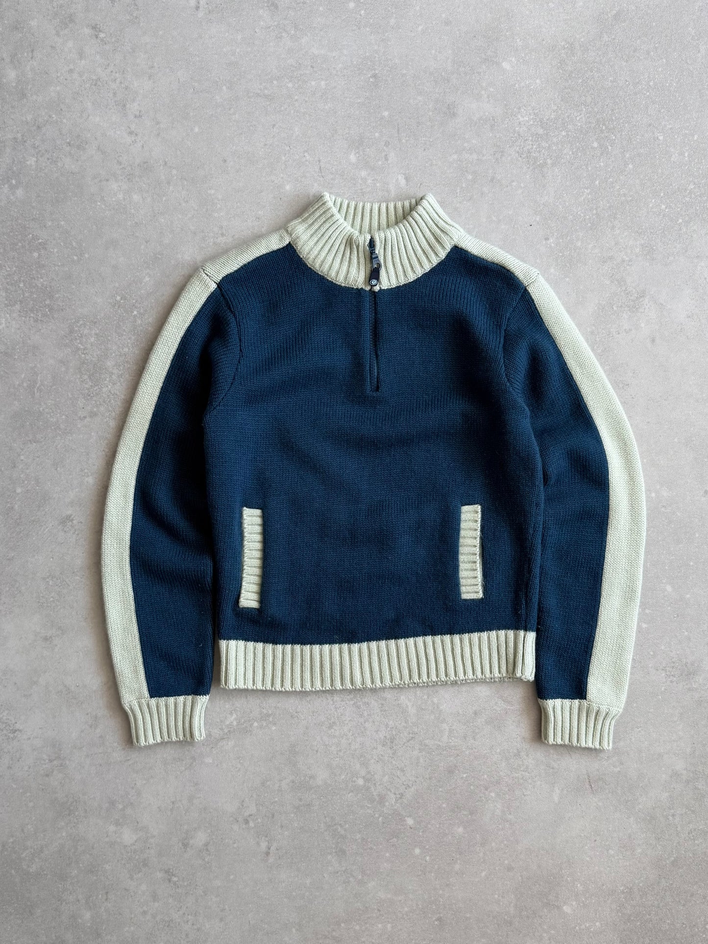 Vintage Rip Curl 1/4 Length Zip Jumper (XS)