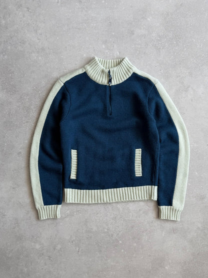Vintage Rip Curl 1/4 Length Zip Jumper (XS)