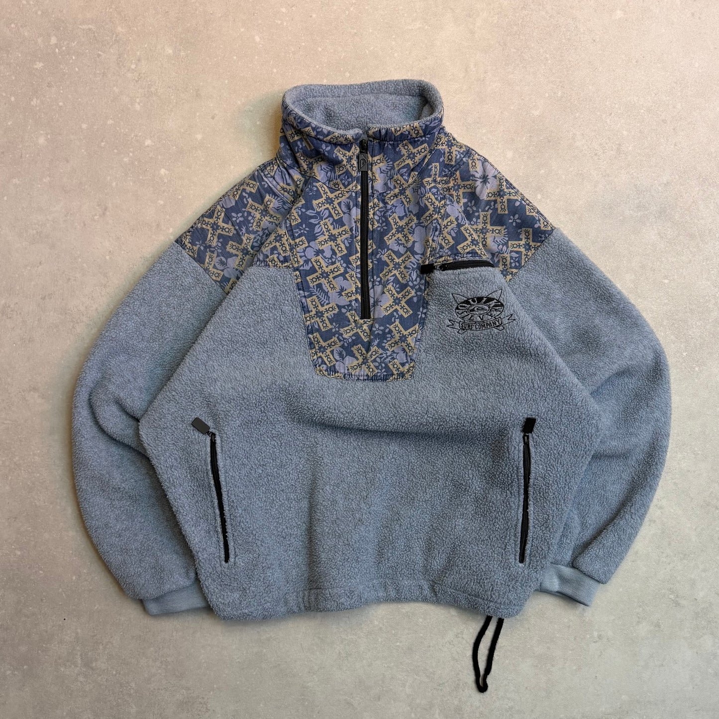 00’s Quiksilver Fleece 1/4 Zip (M)