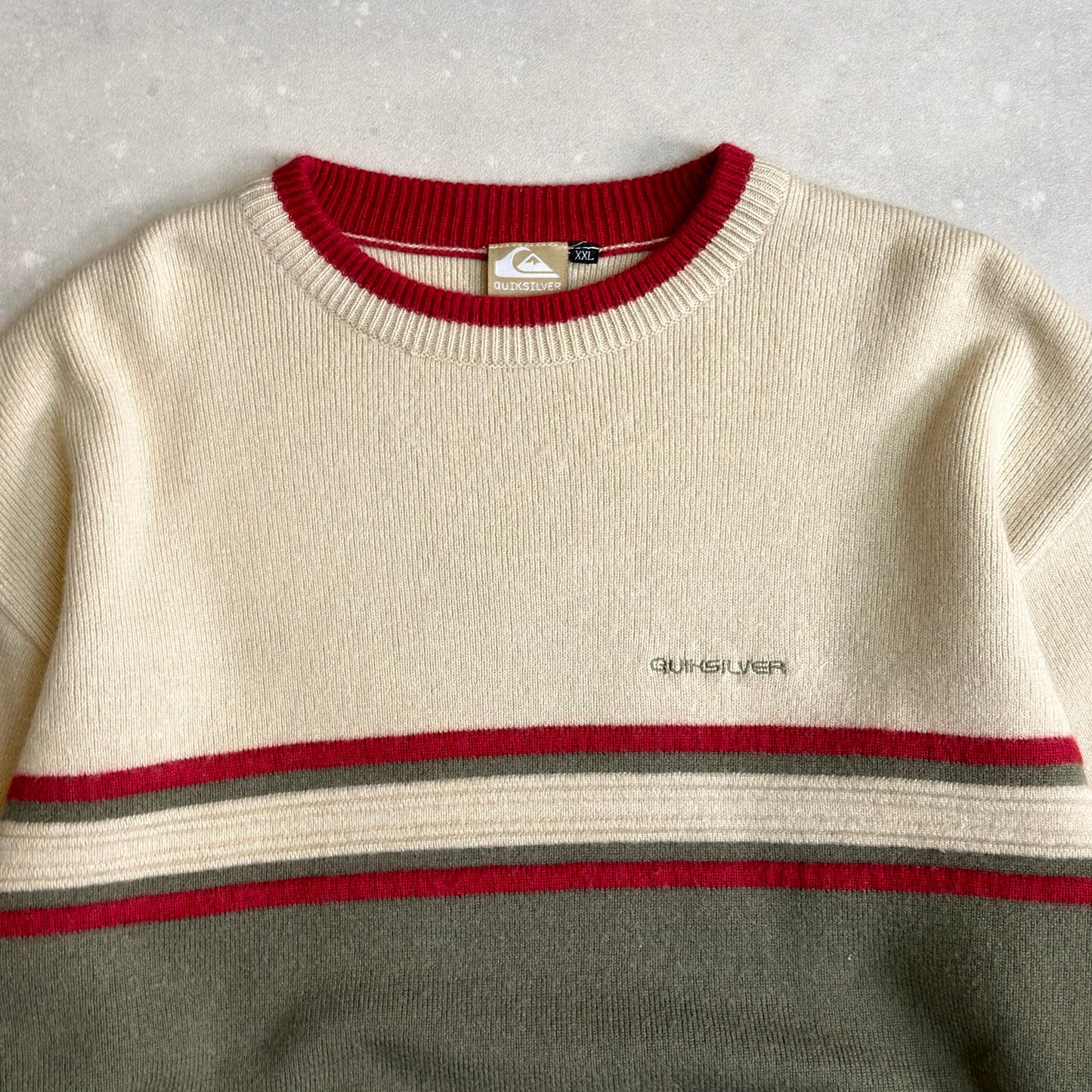 00's Quiksilver Knit Jumper (XXL)