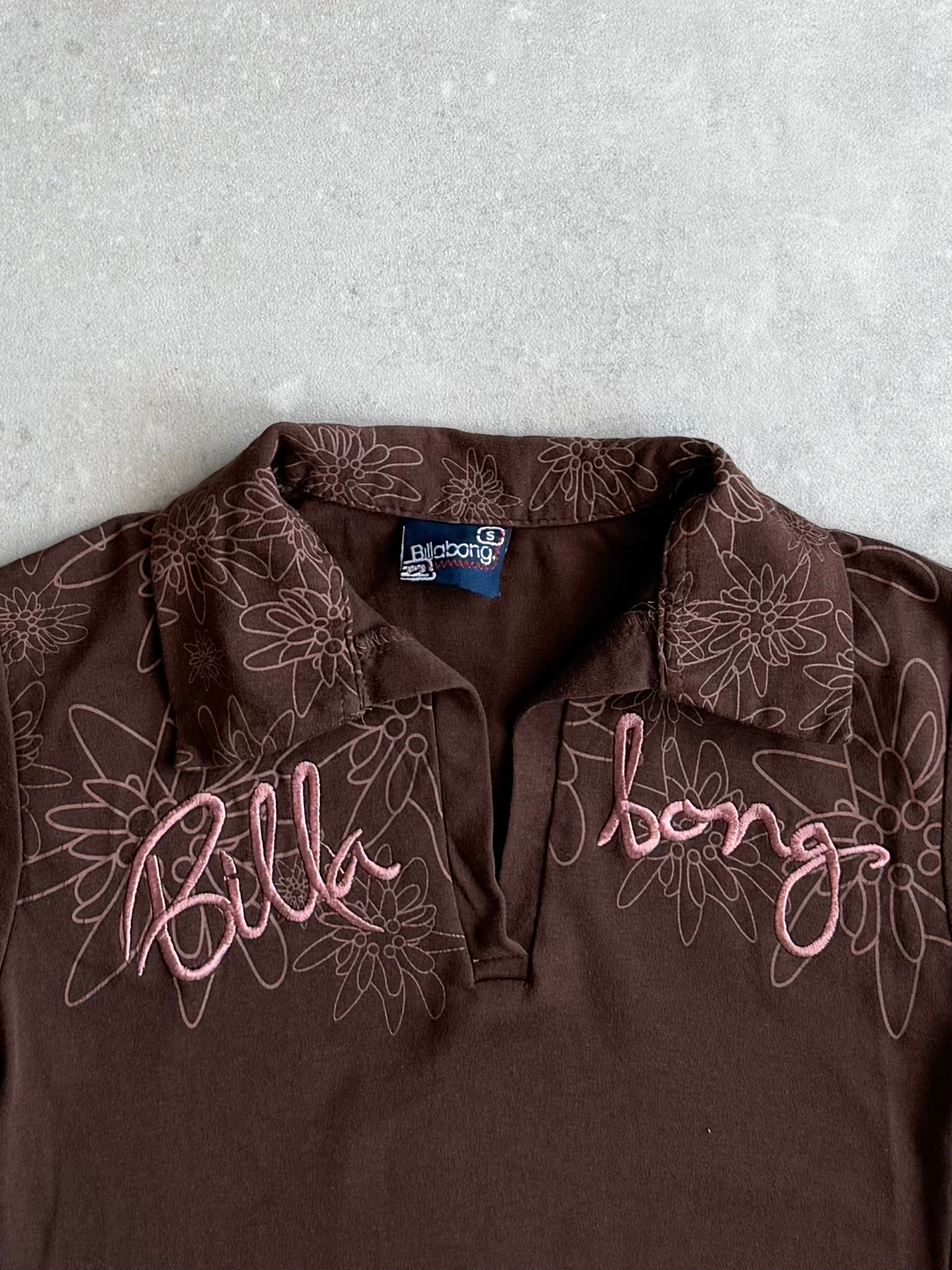 Vintage Billabong Women’s Collared T-Shirt (10)