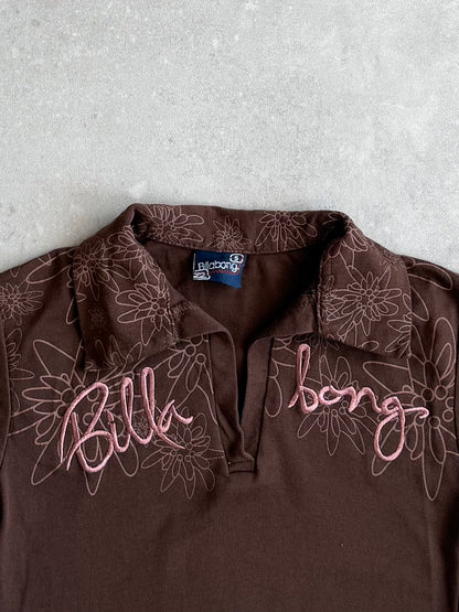 Vintage Billabong Women’s Collared T-Shirt (10)