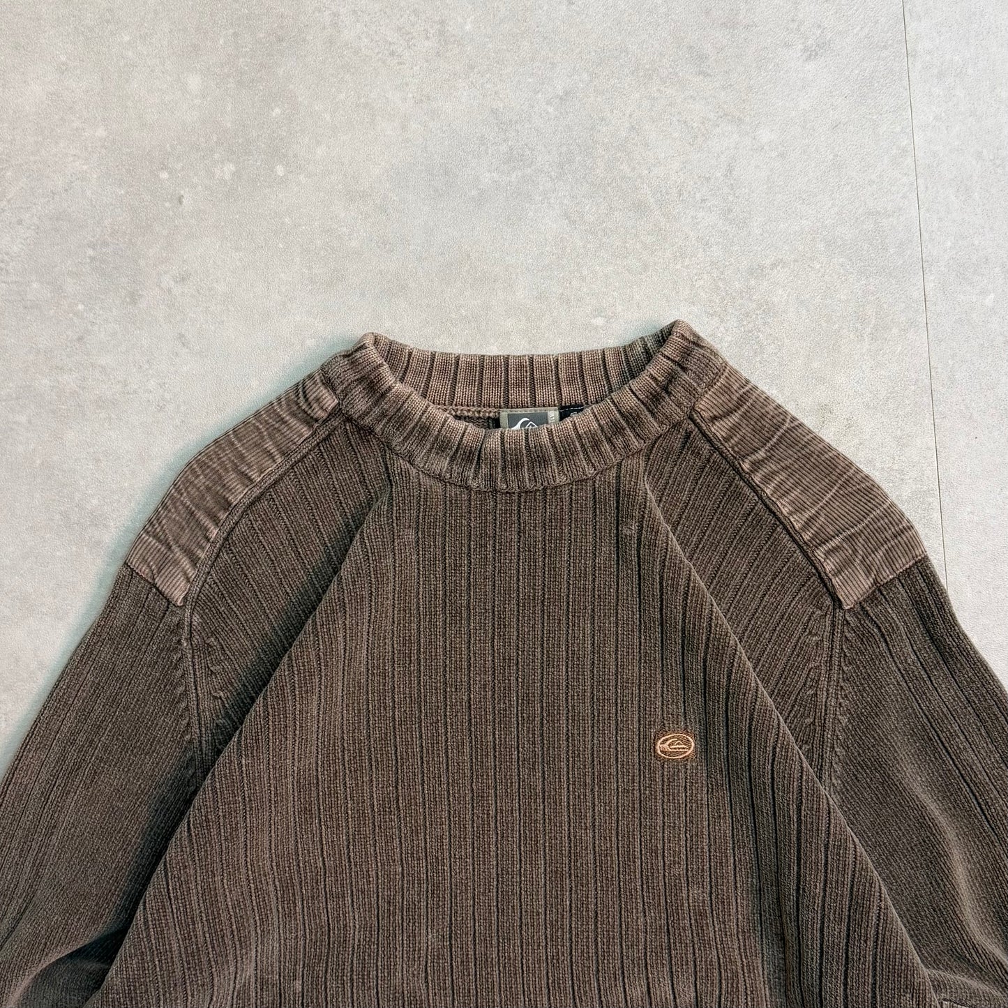 00’s Quiksilver Corduroy Knit Jumper (S)
