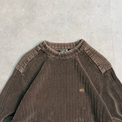 00’s Quiksilver Corduroy Knit Jumper (S)