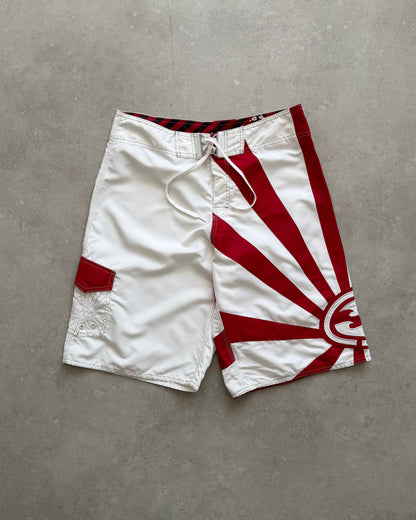Vintage Billabong Andy Irons Rising Sun Boardshorts (34)