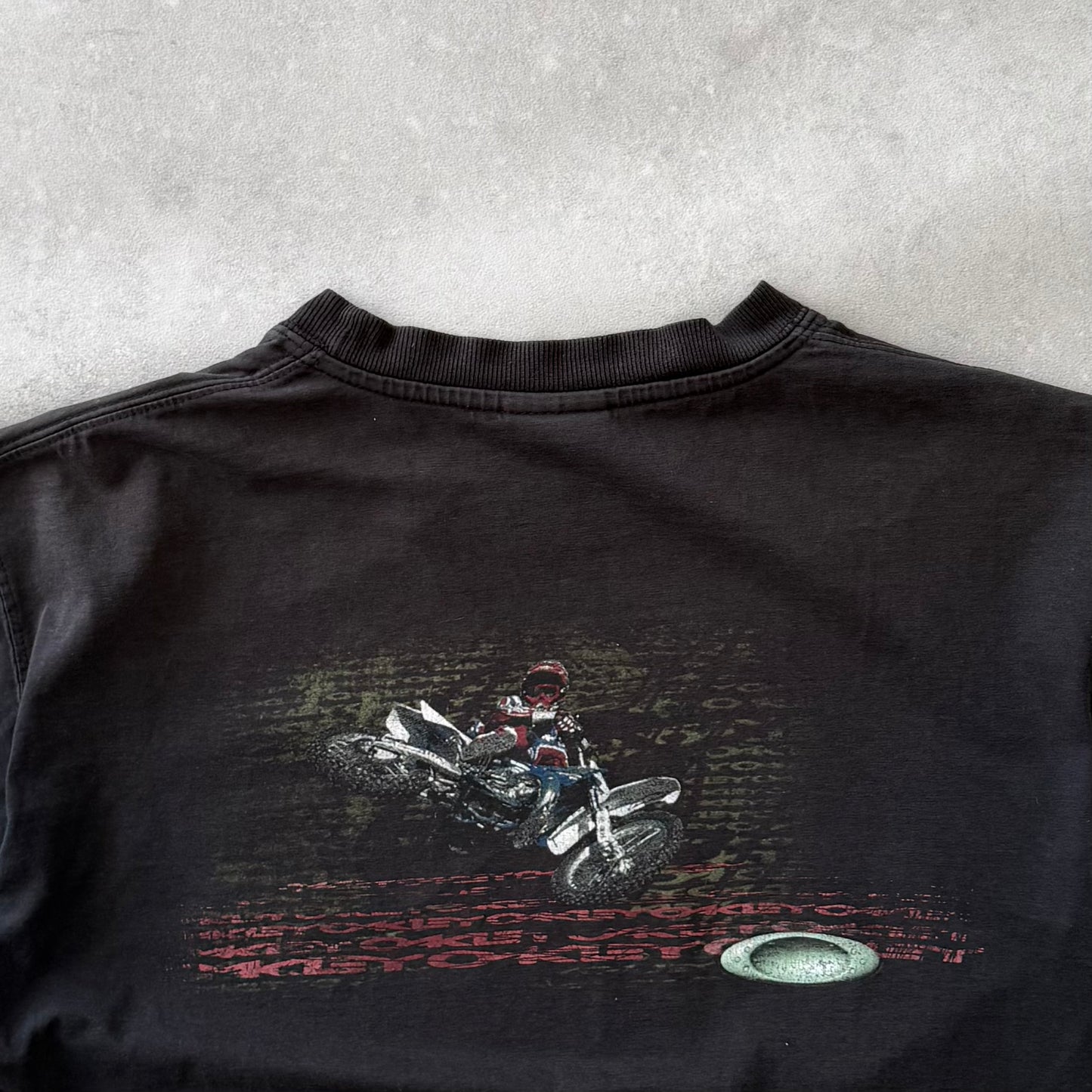 00's Oakley Dirtbike T-shirt (M)