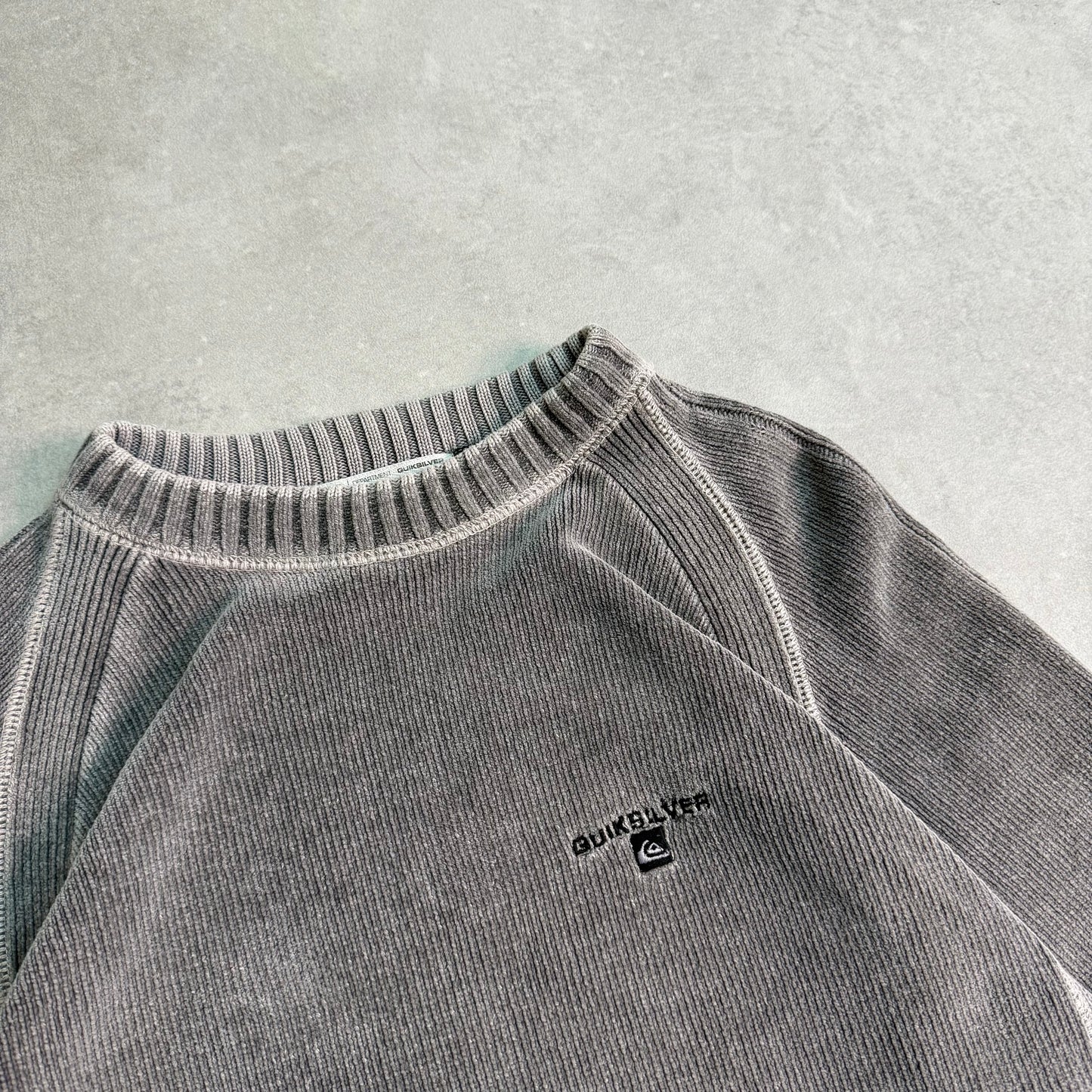 00’s Quiksilver Corduroy Knit Jumper (L)