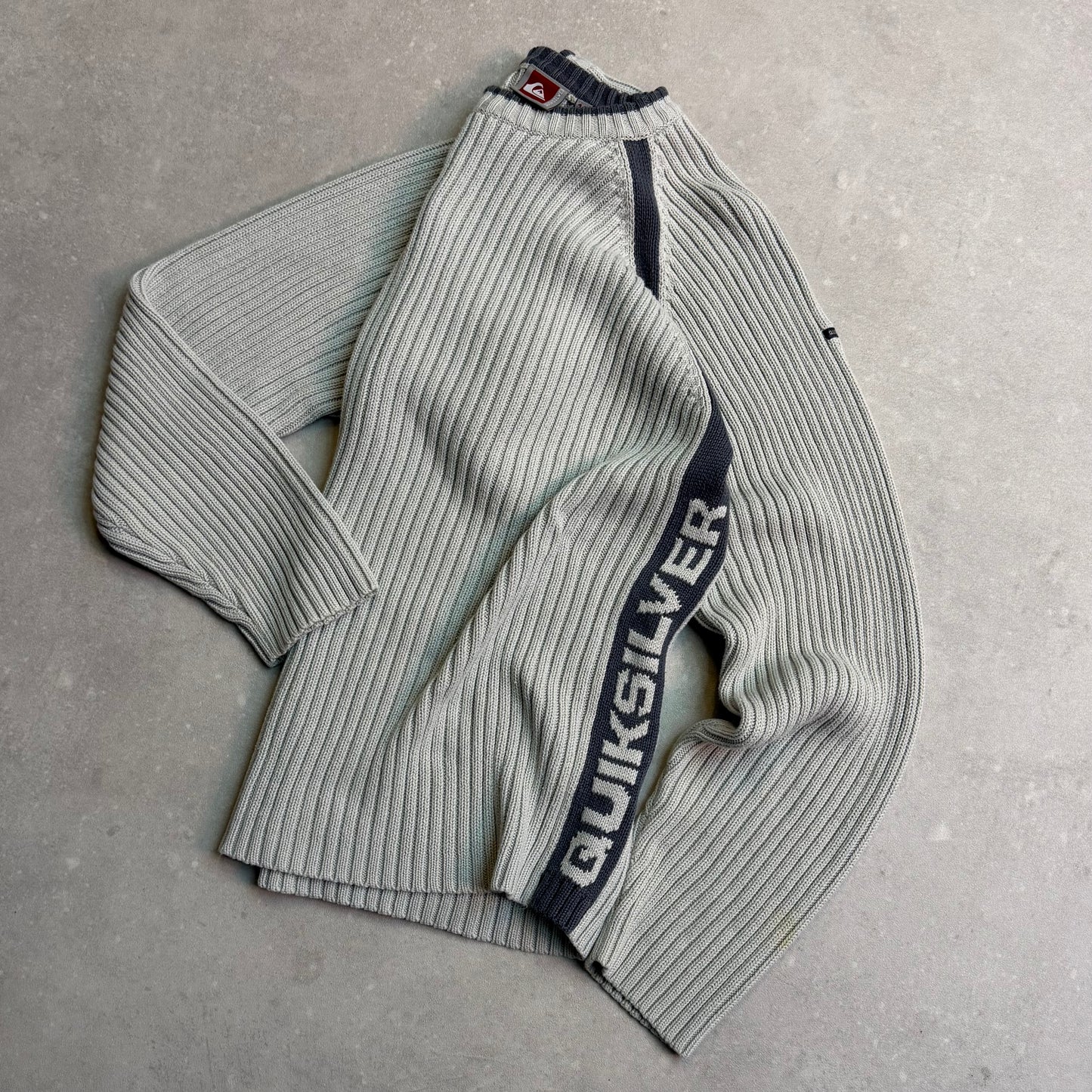 00’s Quiksilver Cable Knit Jumper (S)