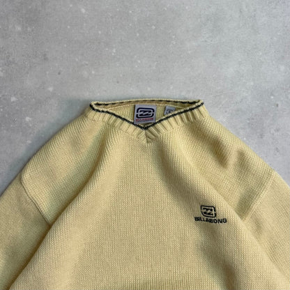 00’s Billabong V-Neck Knit Jumper (S)
