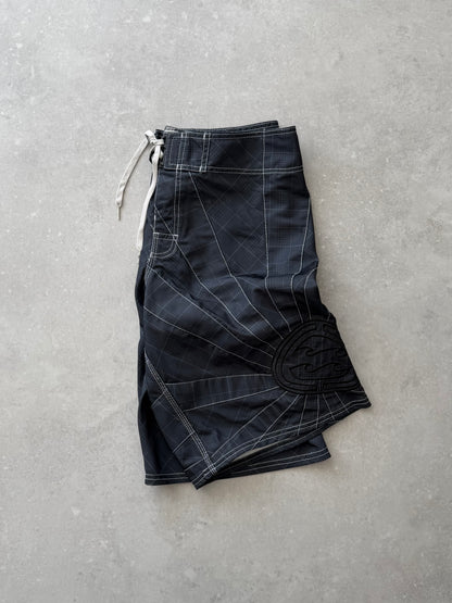Vintage Billabong Andy Irons Rising Sun Boardshorts (34)