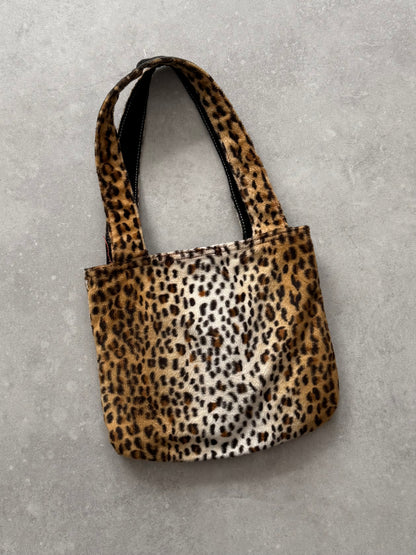 Vintage Roxy 2in1 Leopard Reversible Handbag