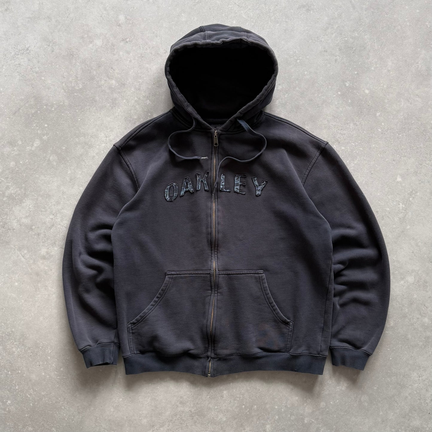 Vintage Oakley Zip Up Hoodie (M)