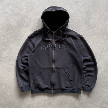 Vintage Oakley Zip Up Hoodie (M)