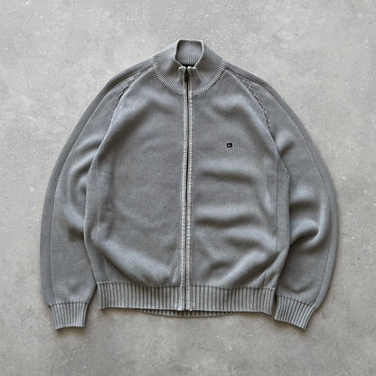 Vintage Quiksilver Full Zip Knit Jumper (M)