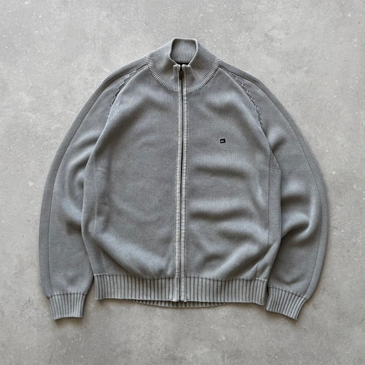 Vintage Quiksilver Full Zip Knit Jumper (M)