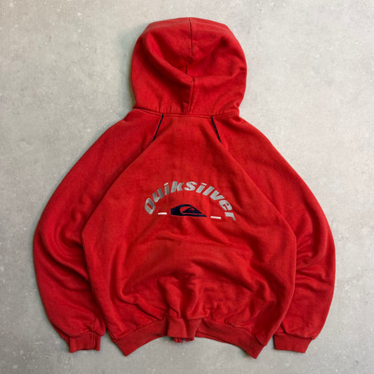 00's Quiksilver Zip Up Hoodie (S)