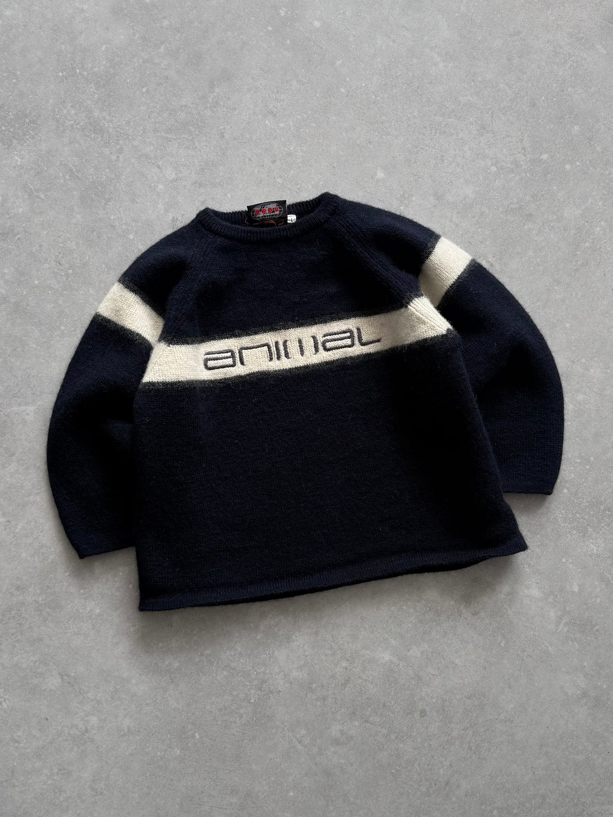 Vintage Animal Knit Jumper (XS)